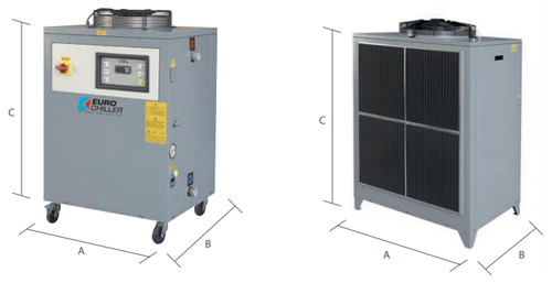 Габаритный чертеж Eurochiller  GC